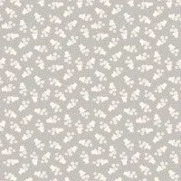 Makower Sweet Things Grey Tone on Tone Flower Pot Print FQ