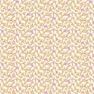 Makower Sweet Things Orange & Pink Square Print FQ