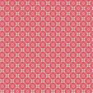 Makower Sweet Things Red & Orange Abstract Print FQ