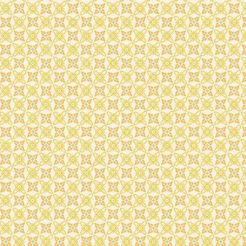 Makower Sweet Things Yellow & Orange Abstract Print FQ