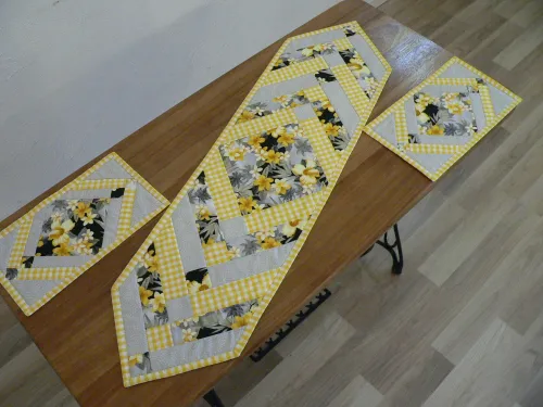 French Braid Table Mat Set Downloadable Pattern
