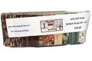 Makower Golden 2.5" 20 Strip Pre Cut Pack 